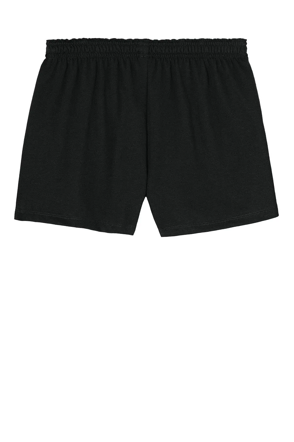 Sport-Tek Womens Jersey Knit Squad Shorts - Black Clothing Sport-Tek