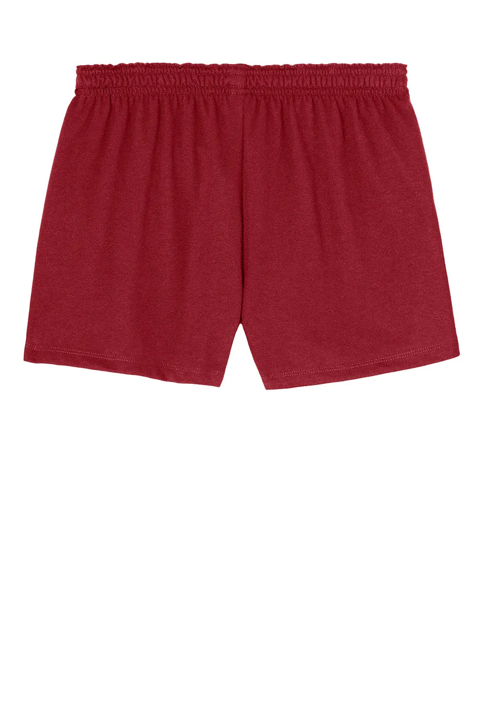 Sport-Tek Womens Jersey Knit Squad Shorts - Deep Red Clothing Sport-Tek