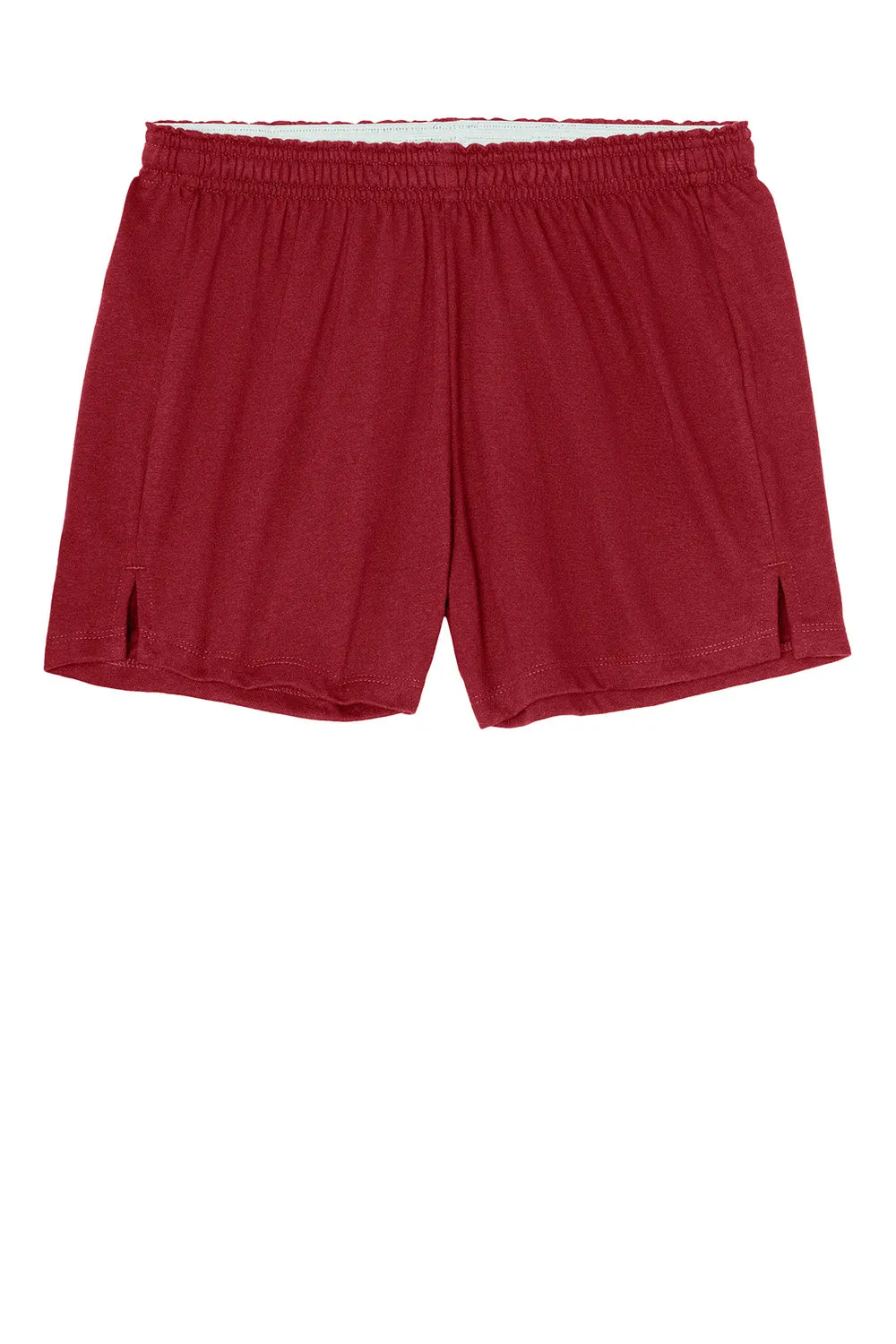 Sport-Tek Womens Jersey Knit Squad Shorts - Deep Red Clothing Sport-Tek
