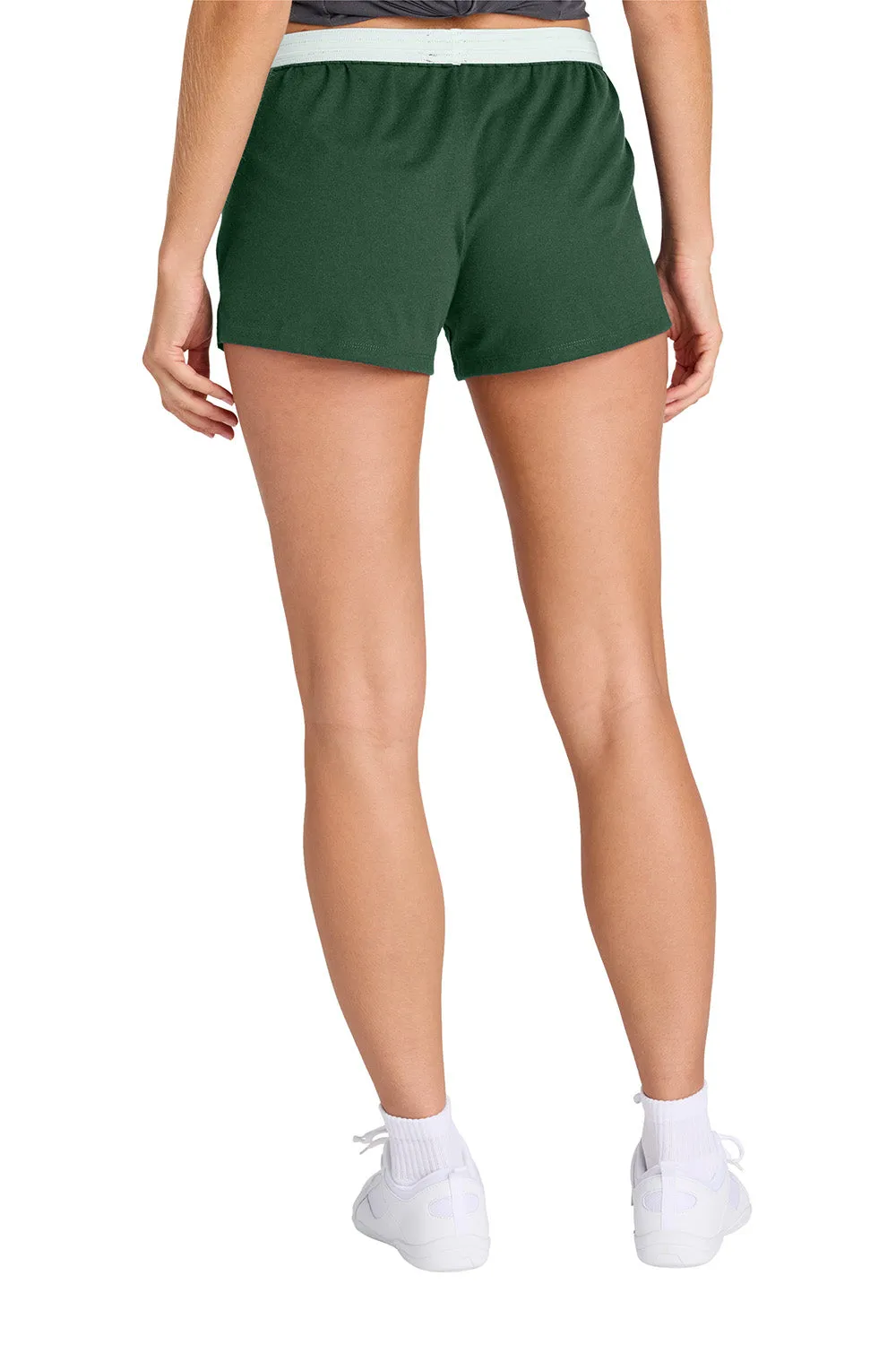 Sport-Tek Womens Jersey Knit Squad Shorts - Forest Green Clothing Sport-Tek