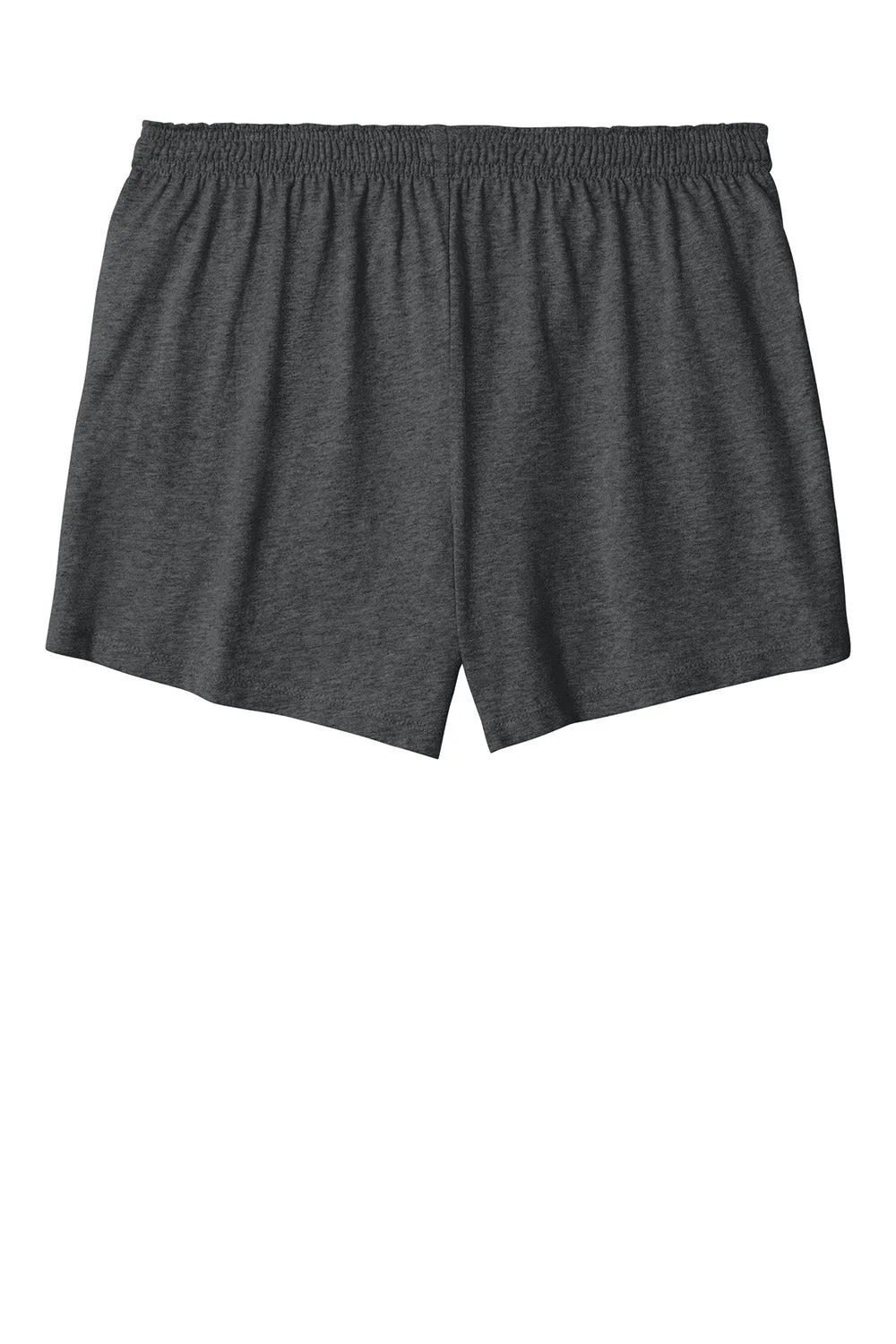 Sport-Tek Womens Jersey Knit Squad Shorts - Heather Dark Grey Clothing Sport-Tek
