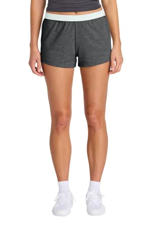 Sport-Tek Womens Jersey Knit Squad Shorts - Heather Dark Grey Clothing Sport-Tek