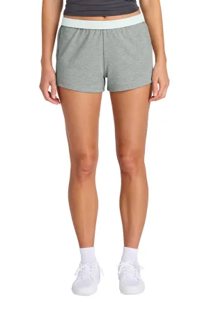 Sport-Tek Womens Jersey Knit Squad Shorts - Heather Grey Clothing Sport-Tek