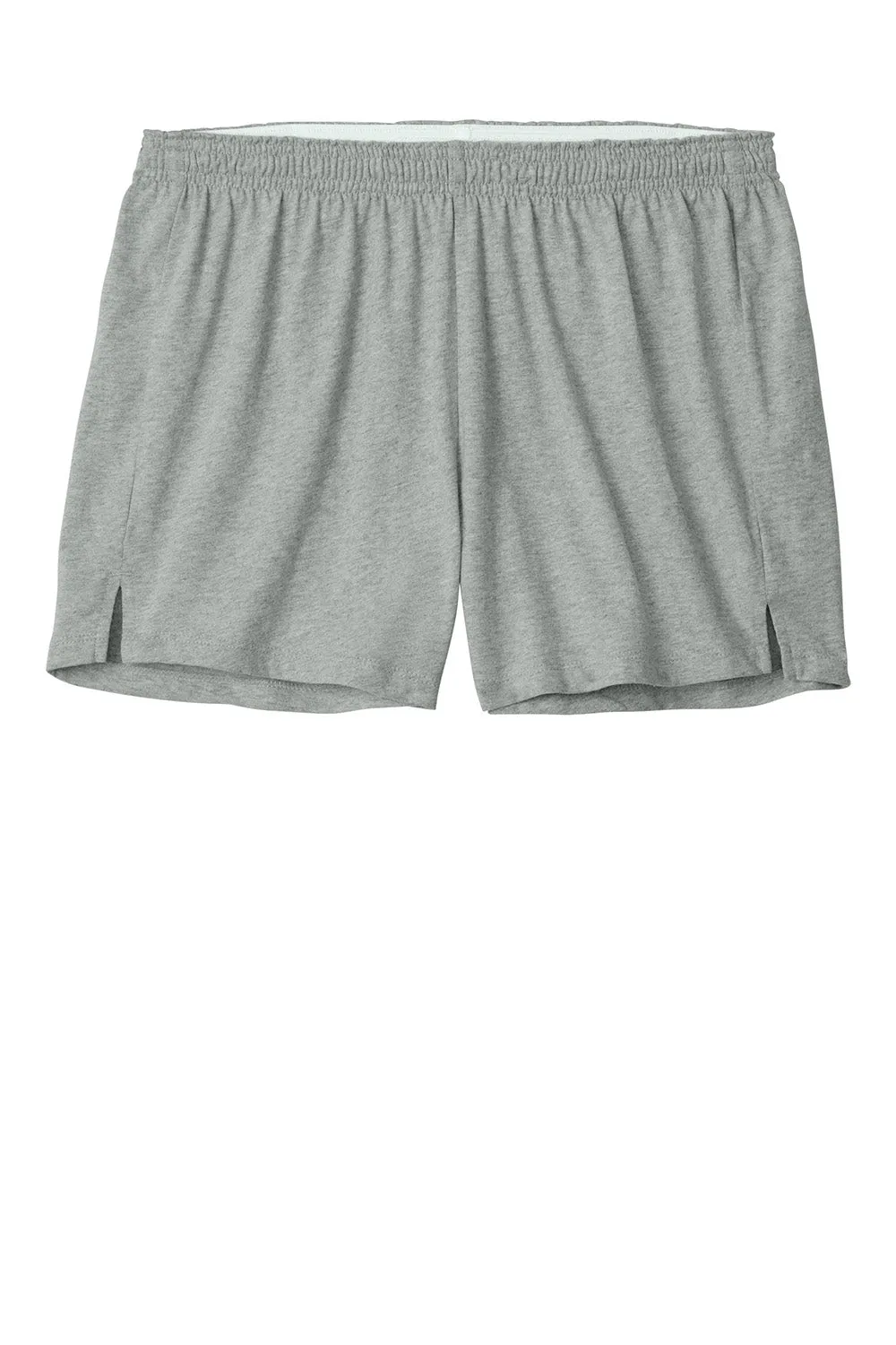 Sport-Tek Womens Jersey Knit Squad Shorts - Heather Grey Clothing Sport-Tek