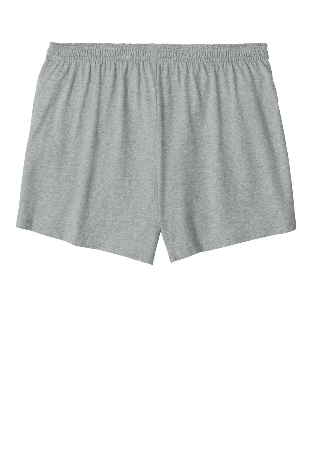Sport-Tek Womens Jersey Knit Squad Shorts - Heather Grey Clothing Sport-Tek