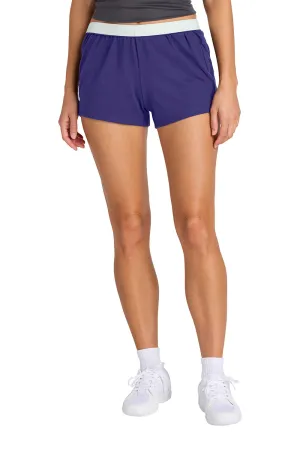 Sport-Tek Womens Jersey Knit Squad Shorts - Purple Clothing Sport-Tek