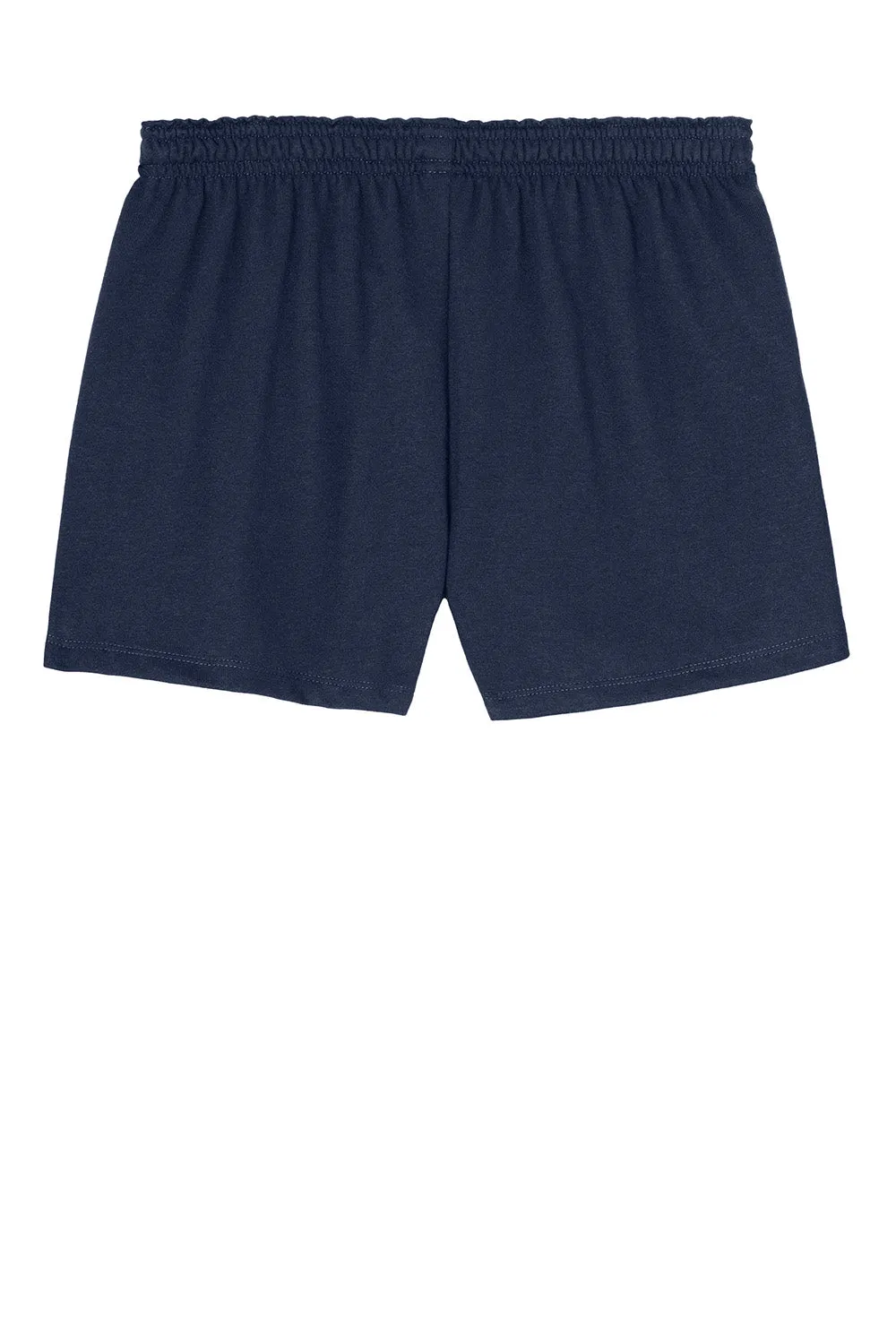 Sport-Tek Womens Jersey Knit Squad Shorts - True Navy Blue Clothing Sport-Tek