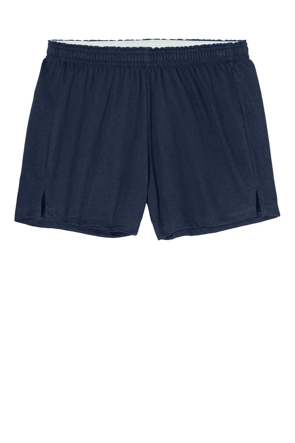 Sport-Tek Womens Jersey Knit Squad Shorts - True Navy Blue Clothing Sport-Tek