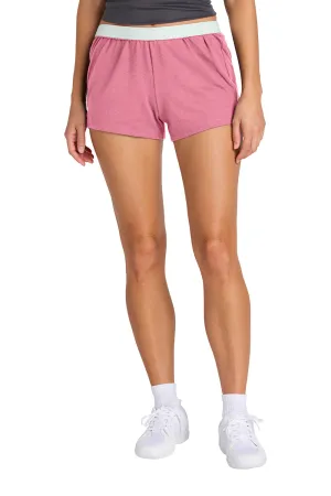 Sport-Tek Womens Jersey Knit Squad Shorts - True Pink Clothing Sport-Tek