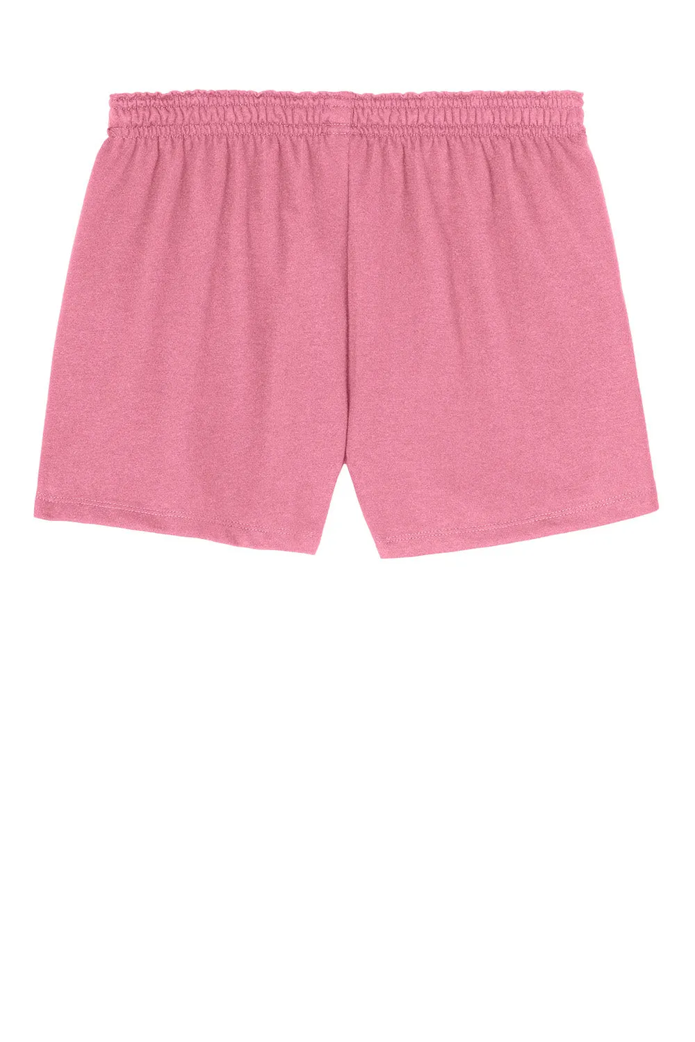 Sport-Tek Womens Jersey Knit Squad Shorts - True Pink Clothing Sport-Tek
