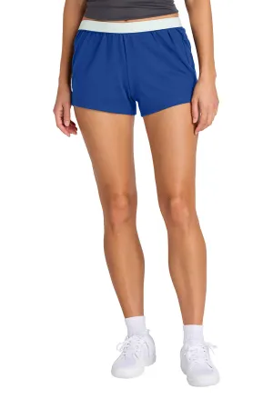 Sport-Tek Womens Jersey Knit Squad Shorts - True Royal Blue Clothing Sport-Tek