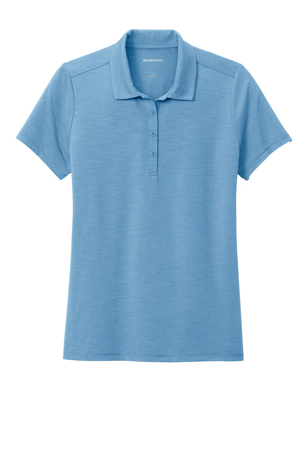 Sport-Tek Womens Versa Moisture Wicking Short Sleeve Polo Shirt - Carolina Blue Clothing Sport-Tek