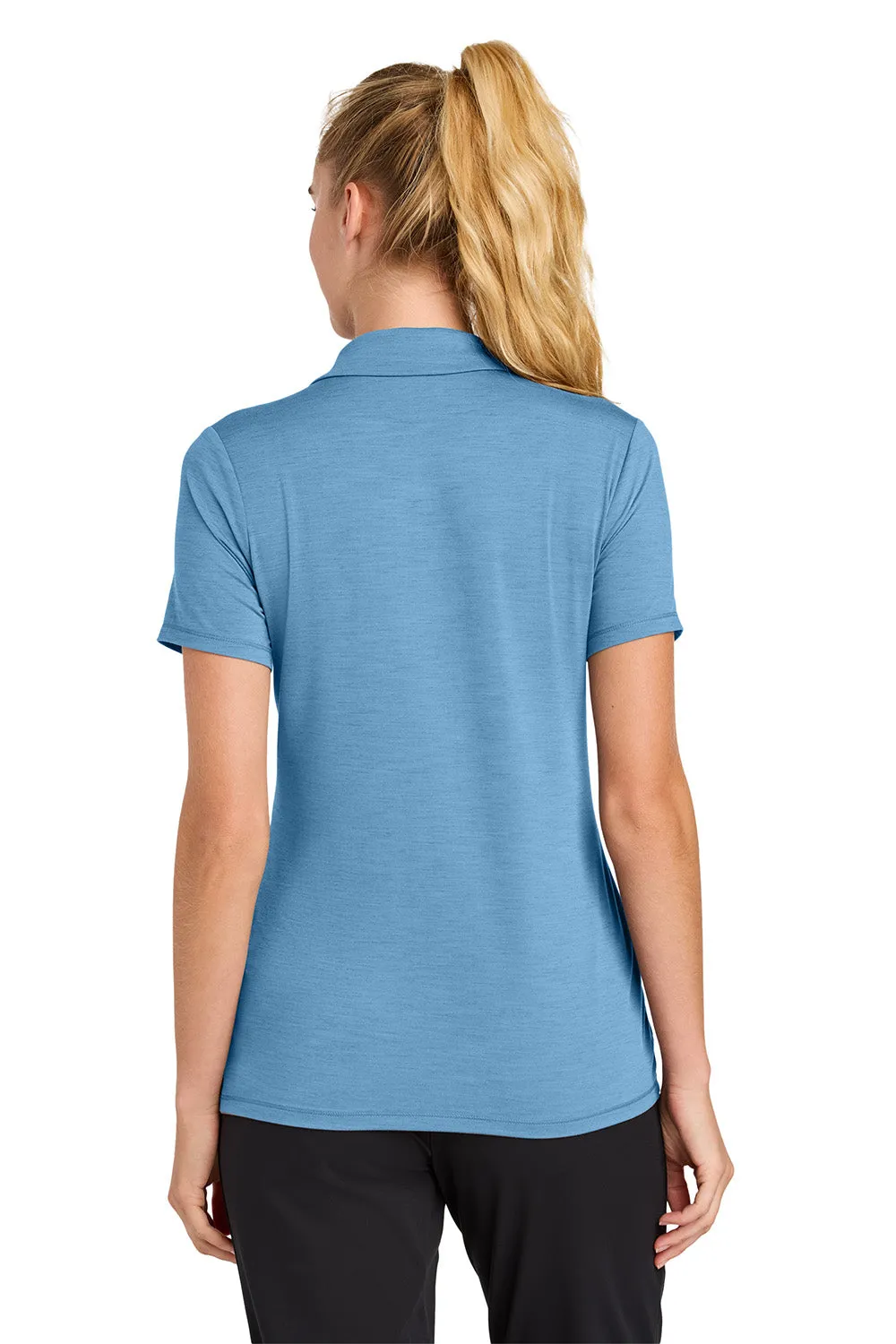 Sport-Tek Womens Versa Moisture Wicking Short Sleeve Polo Shirt - Carolina Blue Clothing Sport-Tek