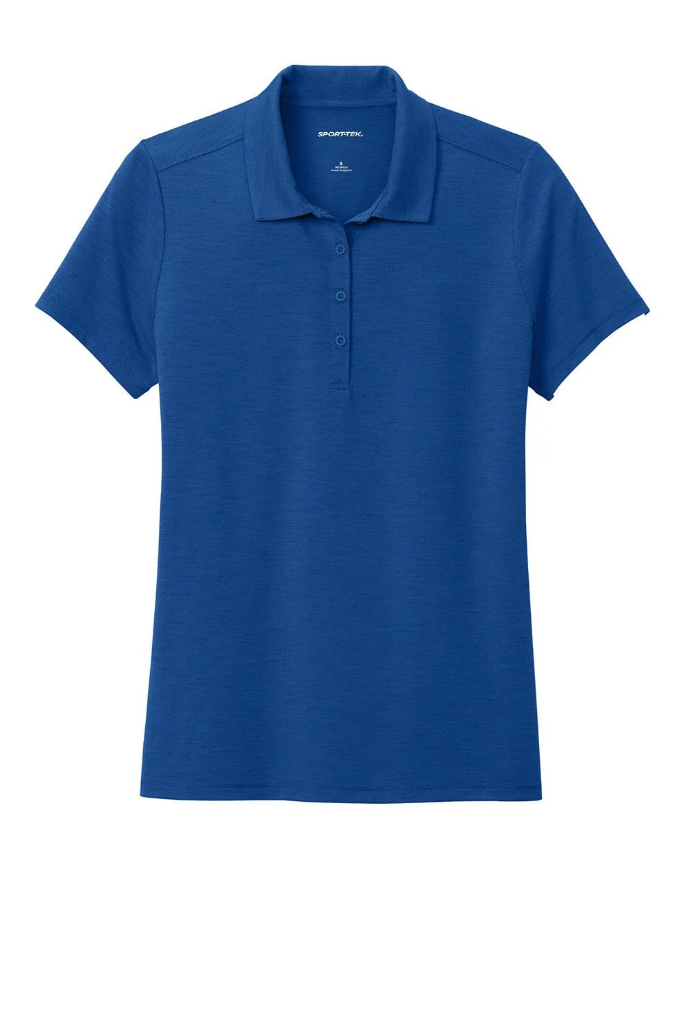 Sport-Tek Womens Versa Moisture Wicking Short Sleeve Polo Shirt - True Royal Blue Clothing Sport-Tek