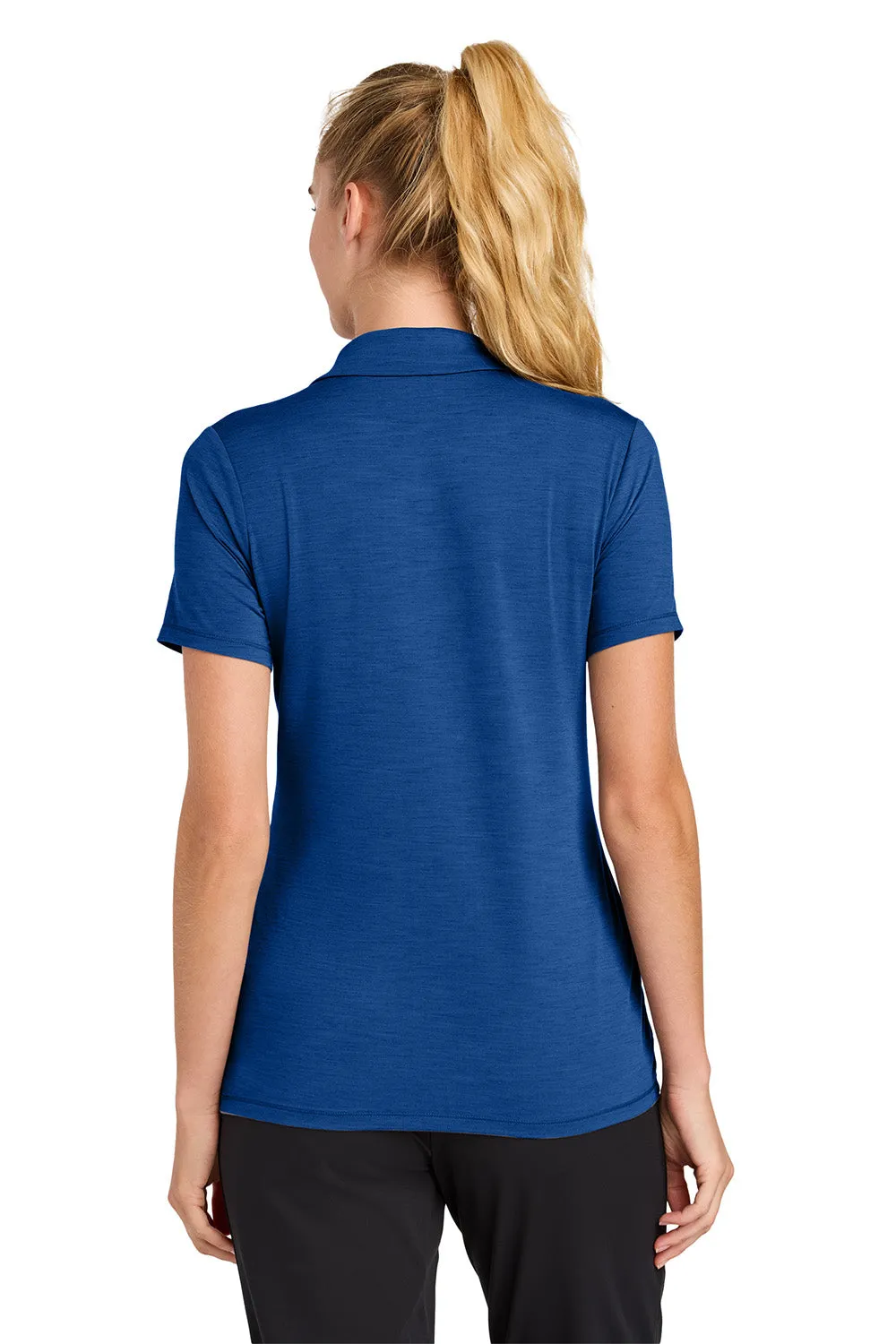 Sport-Tek Womens Versa Moisture Wicking Short Sleeve Polo Shirt - True Royal Blue Clothing Sport-Tek