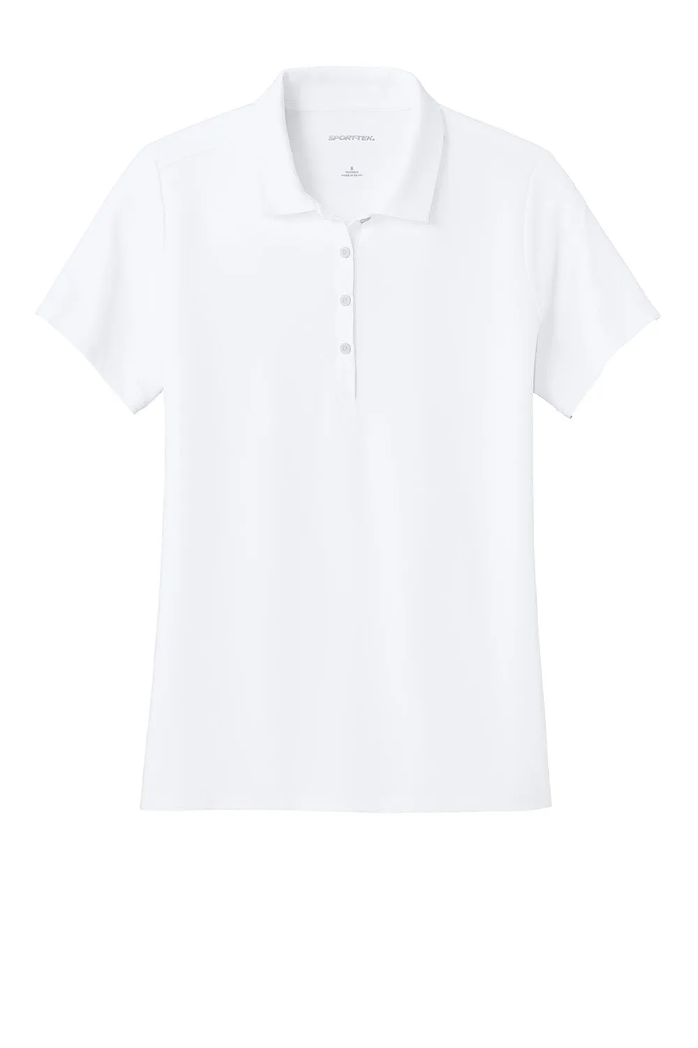 Sport-Tek Womens Versa Moisture Wicking Short Sleeve Polo Shirt - White Clothing Sport-Tek