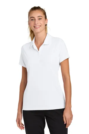 Sport-Tek Womens Versa Moisture Wicking Short Sleeve Polo Shirt - White Clothing Sport-Tek