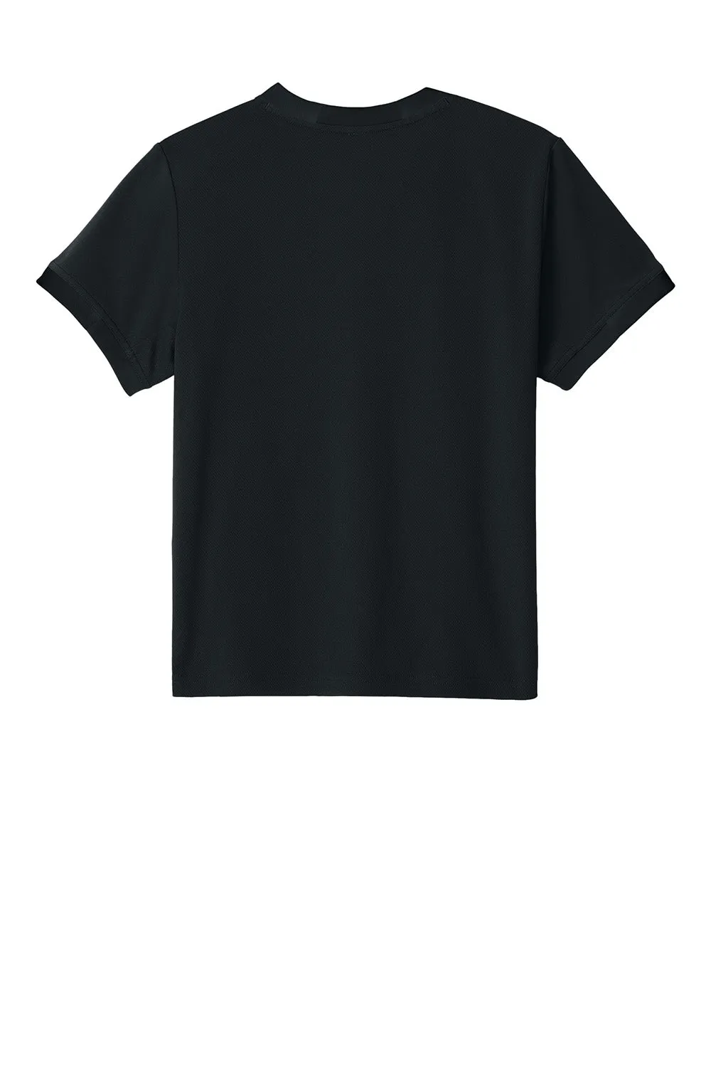 Sport-Tek Youth Club Moisture Wicking Short Sleeve Crewneck T-Shirt - Black/Black Clothing Sport-Tek