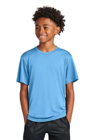 Sport-Tek Youth Competitor Moisture Wicking Short Sleeve Crewneck T-Shirt - Carolina Blue Clothing Sport-Tek