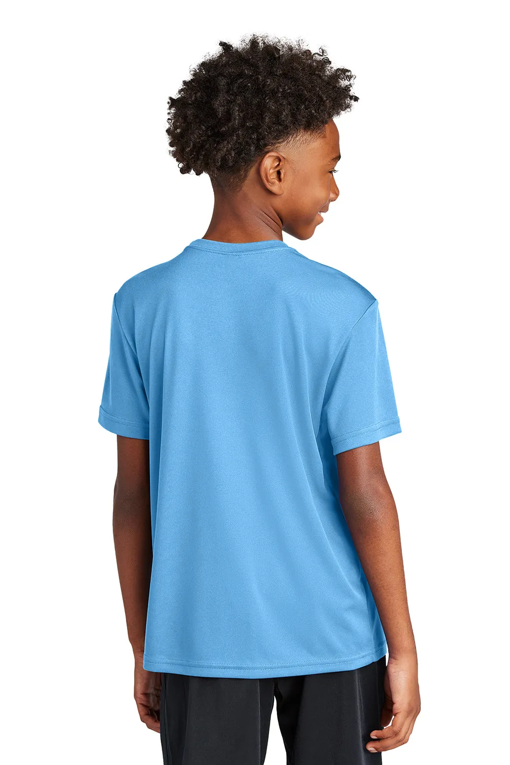Sport-Tek Youth Competitor Moisture Wicking Short Sleeve Crewneck T-Shirt - Carolina Blue Clothing Sport-Tek