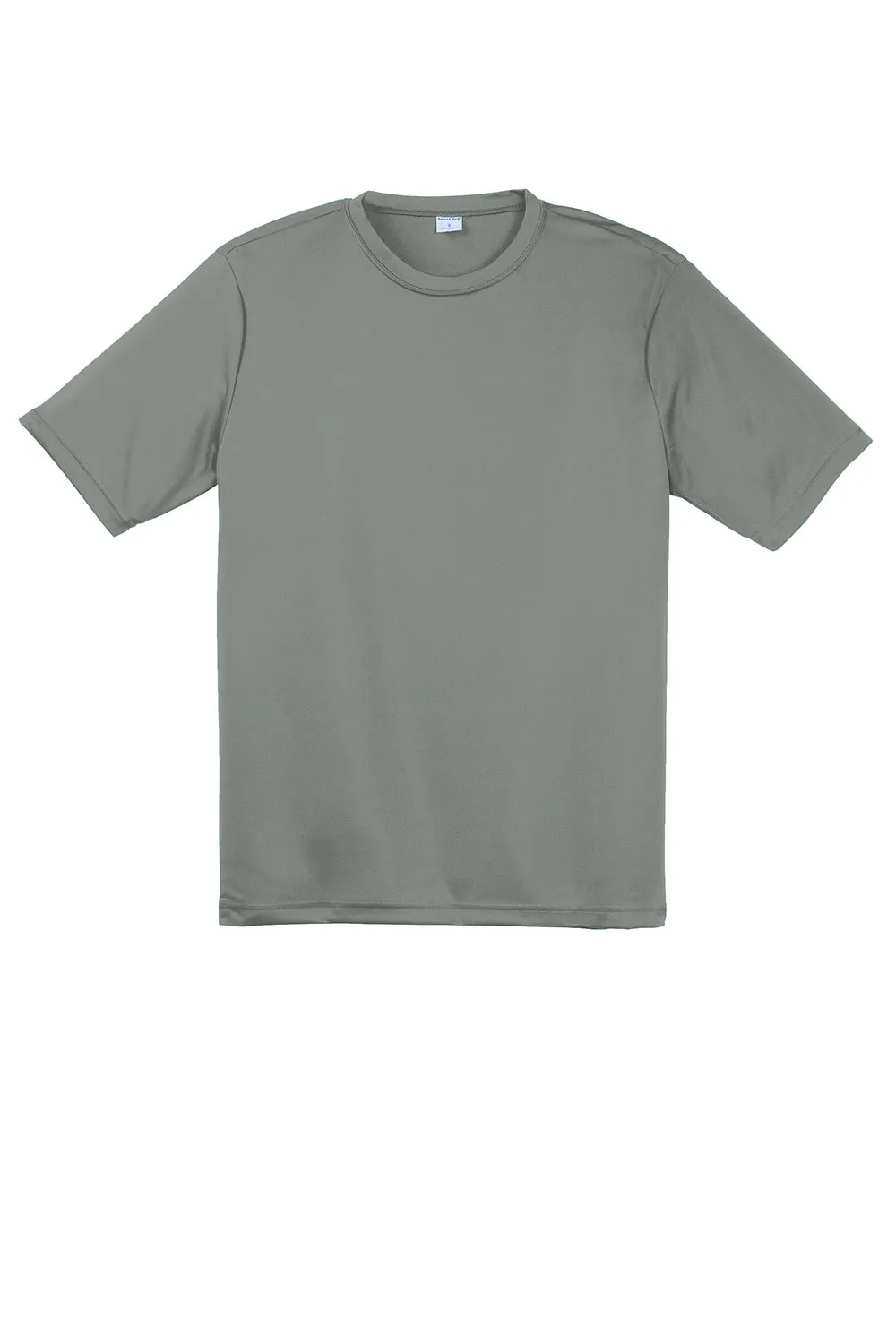 Sport-Tek Youth Competitor Moisture Wicking Short Sleeve Crewneck T-Shirt - Concrete Grey Clothing Sport-Tek