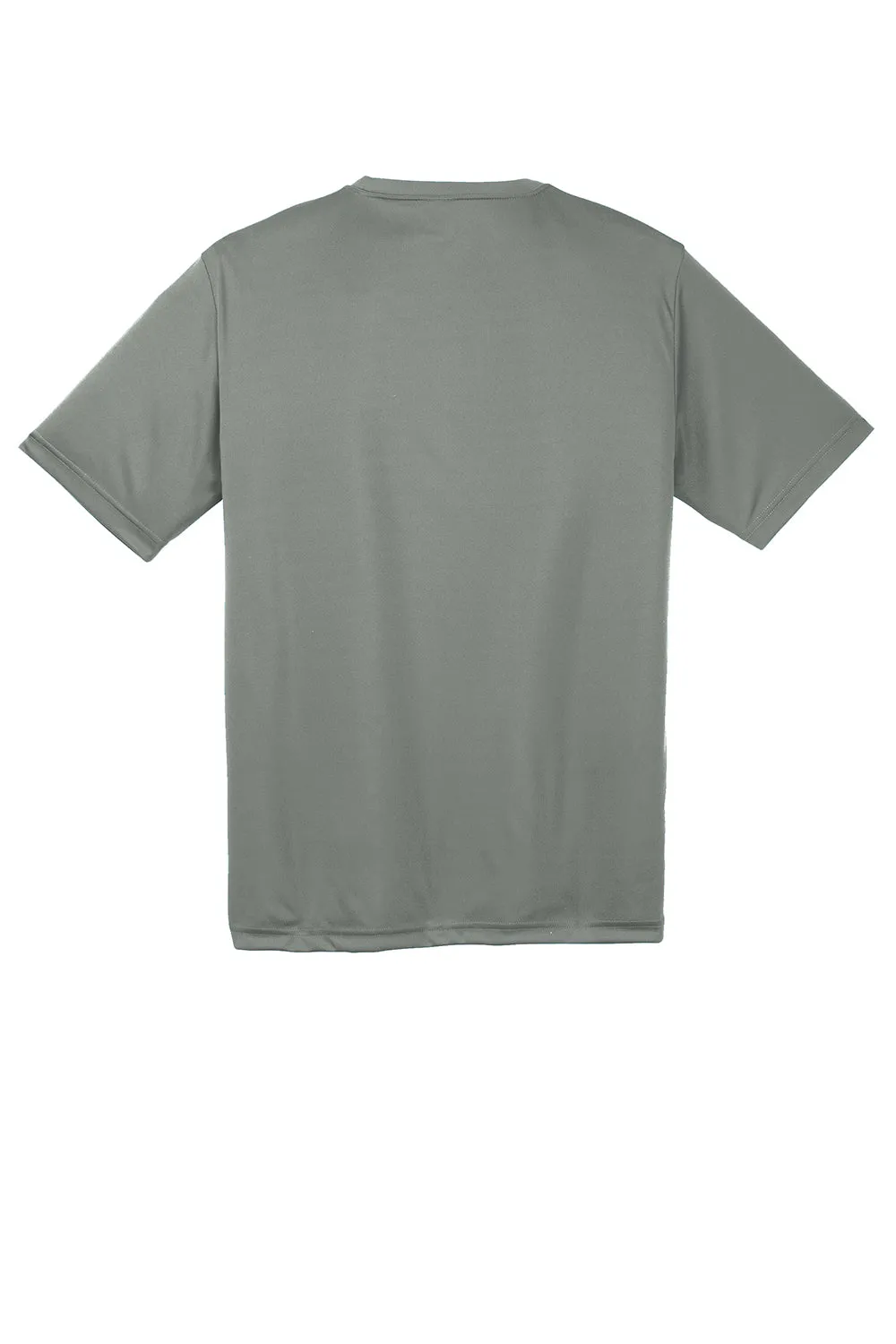 Sport-Tek Youth Competitor Moisture Wicking Short Sleeve Crewneck T-Shirt - Concrete Grey Clothing Sport-Tek