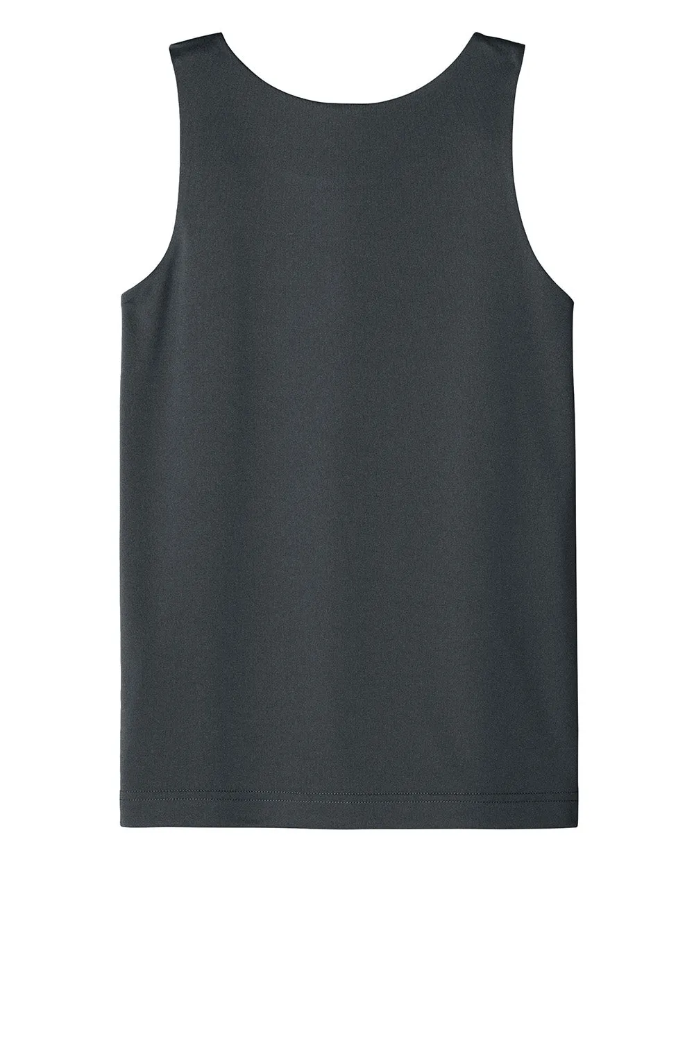 Sport-Tek Youth Moisture Wicking Competitor Rev Tank Top - Iron Grey/White Clothing Sport-Tek