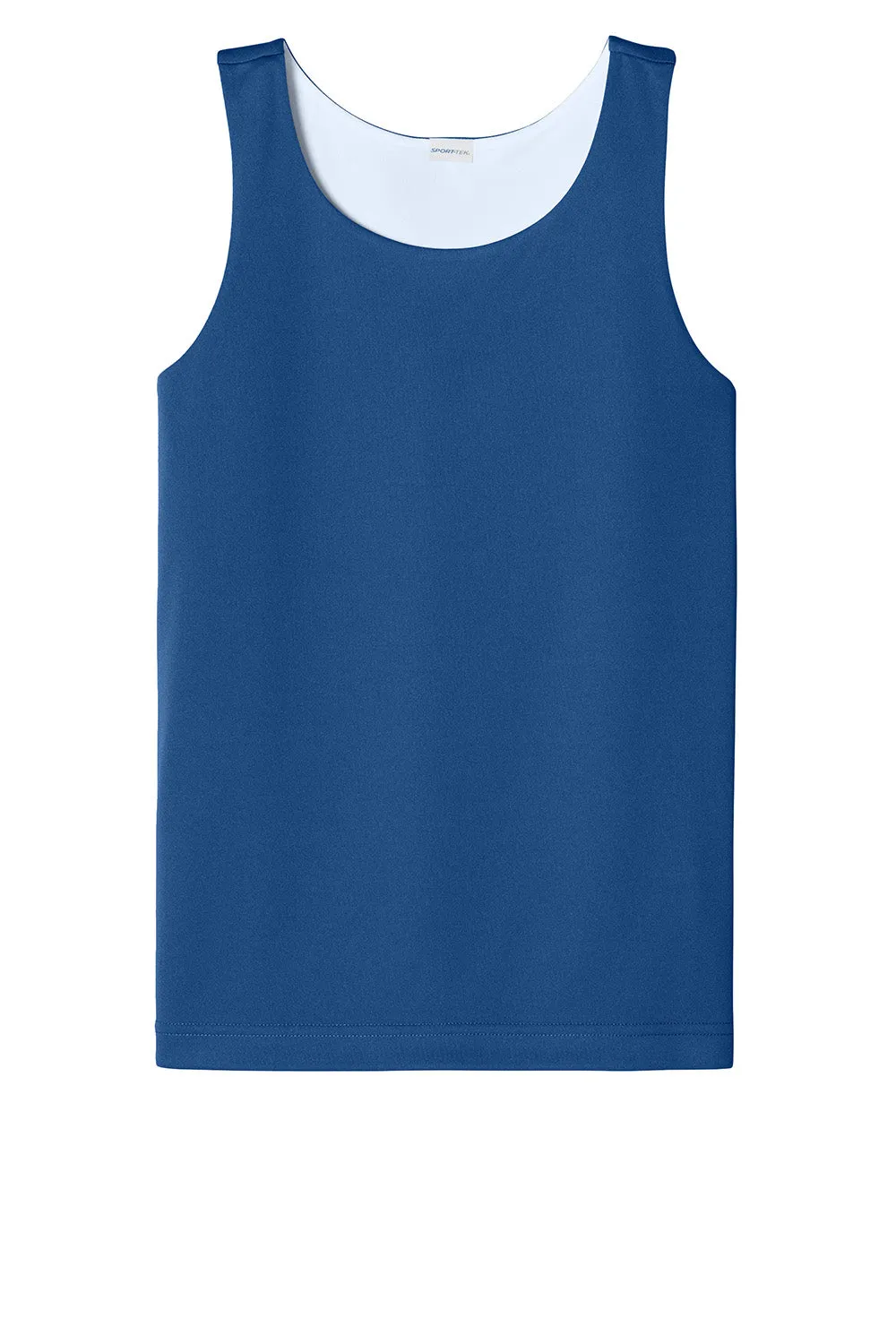 Sport-Tek Youth Moisture Wicking Competitor Rev Tank Top - True Royal Blue/White Clothing Sport-Tek