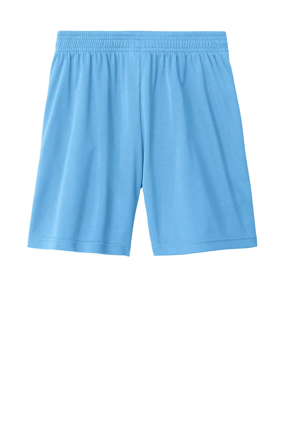Sport-Tek Youth Moisture Wicking Competitor United Athletic Shorts - Carolina Blue/White Clothing Sport-Tek