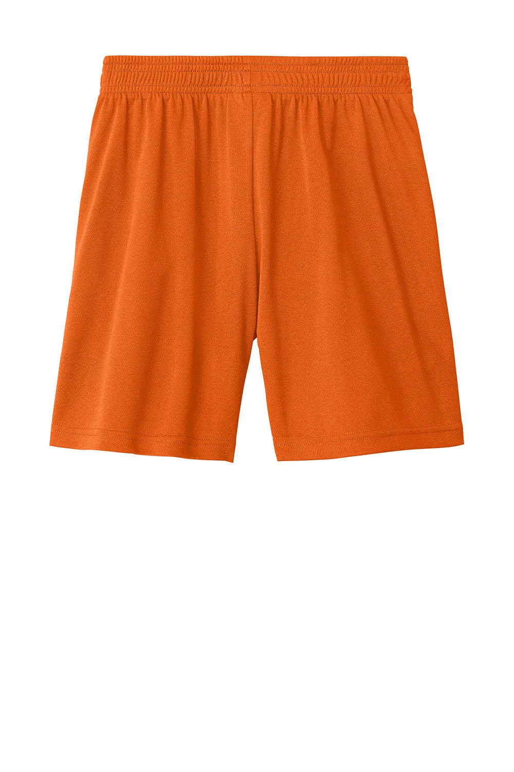 Sport-Tek Youth Moisture Wicking Competitor United Athletic Shorts - Deep Orange/White Clothing Sport-Tek