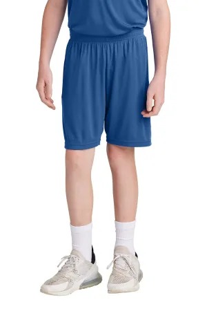 Sport-Tek Youth Moisture Wicking Competitor United Athletic Shorts - Royal Blue/White Clothing Sport-Tek