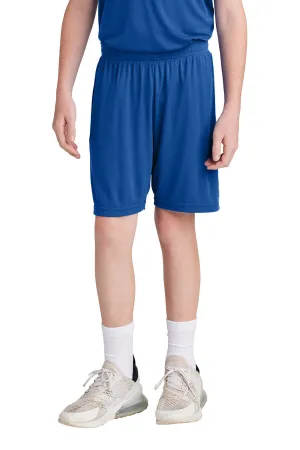 Sport-Tek Youth Moisture Wicking Competitor United Athletic Shorts - True Royal Blue/White Clothing Sport-Tek