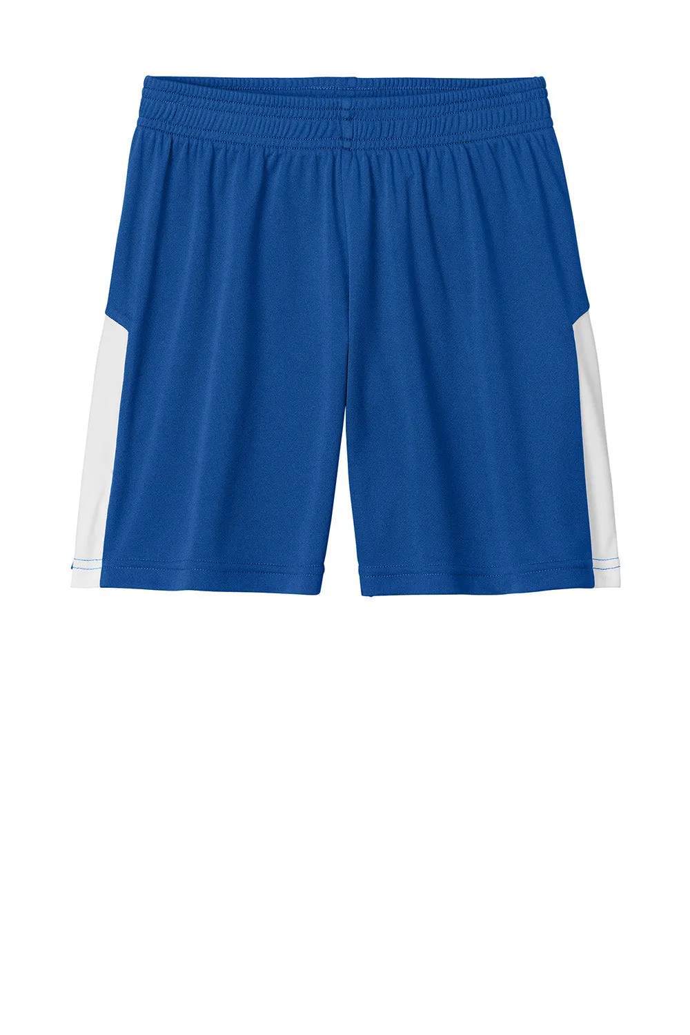 Sport-Tek Youth Moisture Wicking Competitor United Athletic Shorts - True Royal Blue/White Clothing Sport-Tek