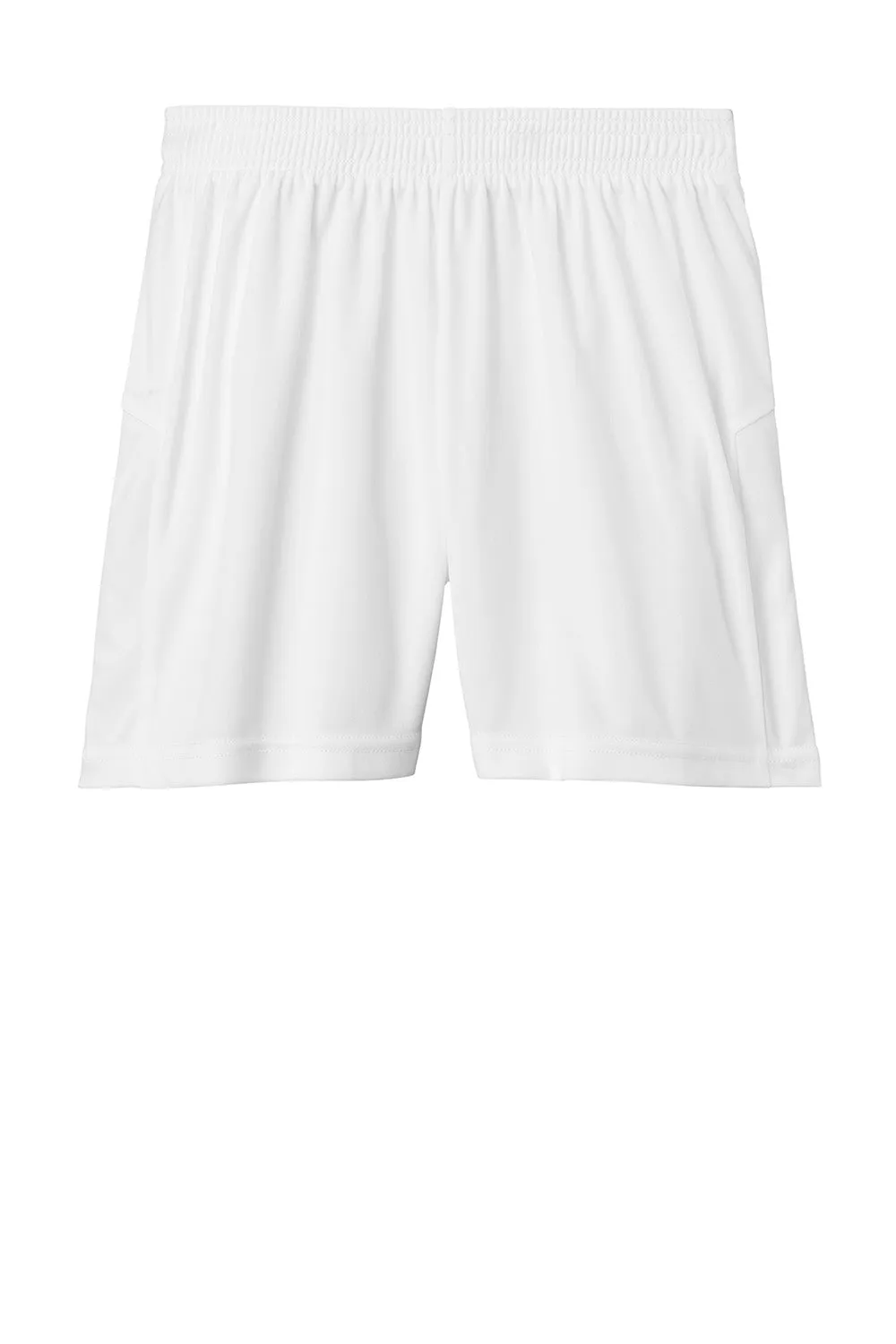 Sport-Tek Youth Moisture Wicking Competitor United Athletic Shorts - White Clothing Sport-Tek