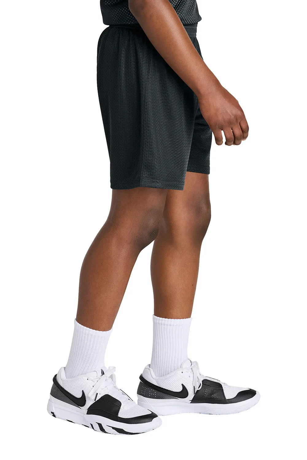 Sport-Tek Youth Moisture Wicking Mesh Athletic Shorts - Black Clothing Sport-Tek