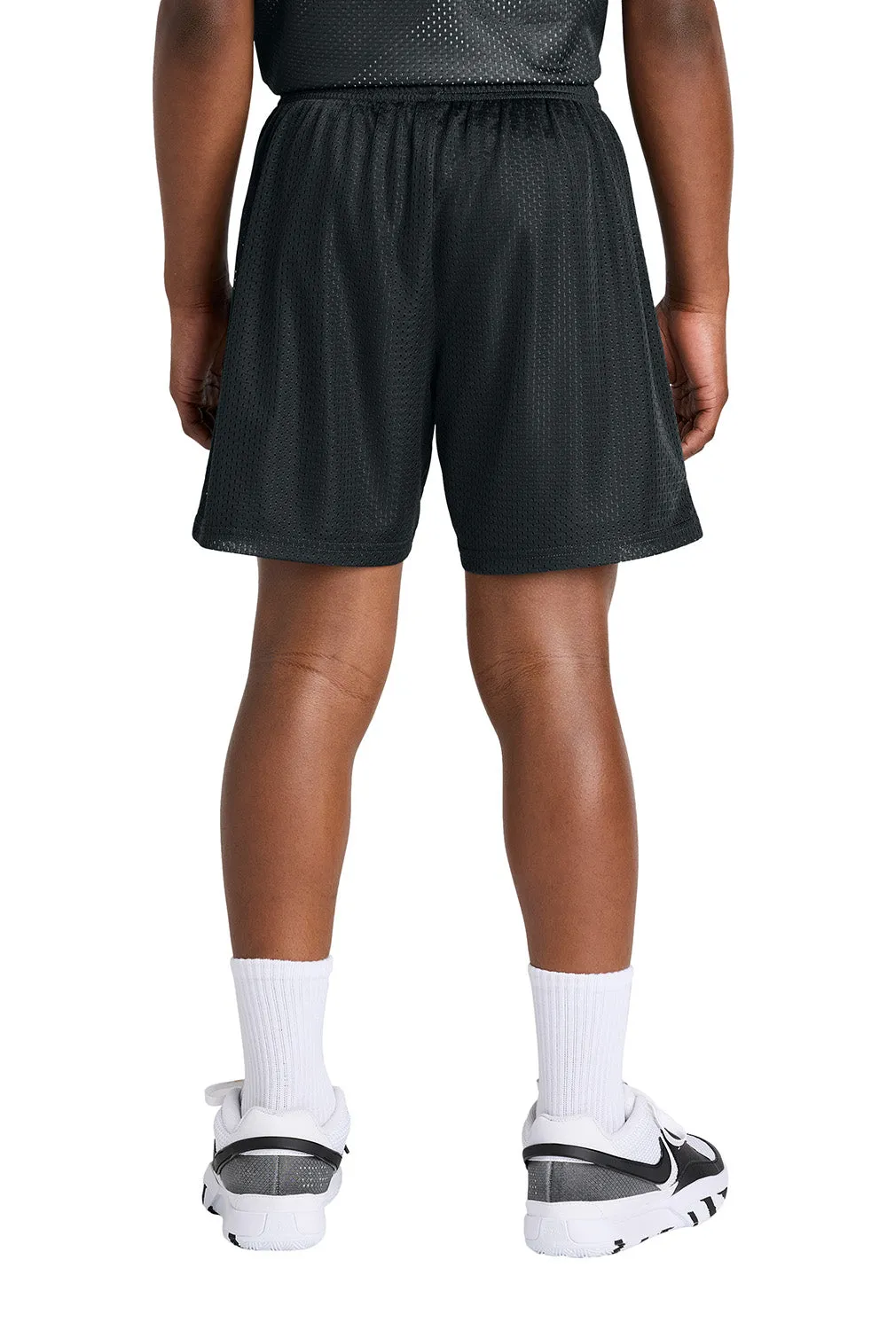 Sport-Tek Youth Moisture Wicking Mesh Athletic Shorts - Black Clothing Sport-Tek