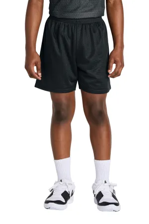 Sport-Tek Youth Moisture Wicking Mesh Athletic Shorts - Black Clothing Sport-Tek