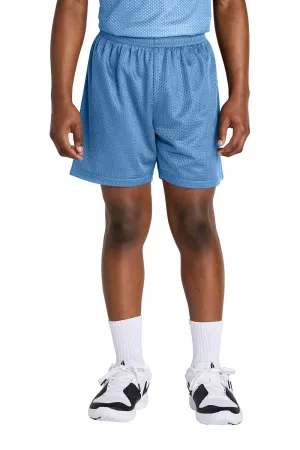 Sport-Tek Youth Moisture Wicking Mesh Athletic Shorts - Carolina Blue Clothing Sport-Tek
