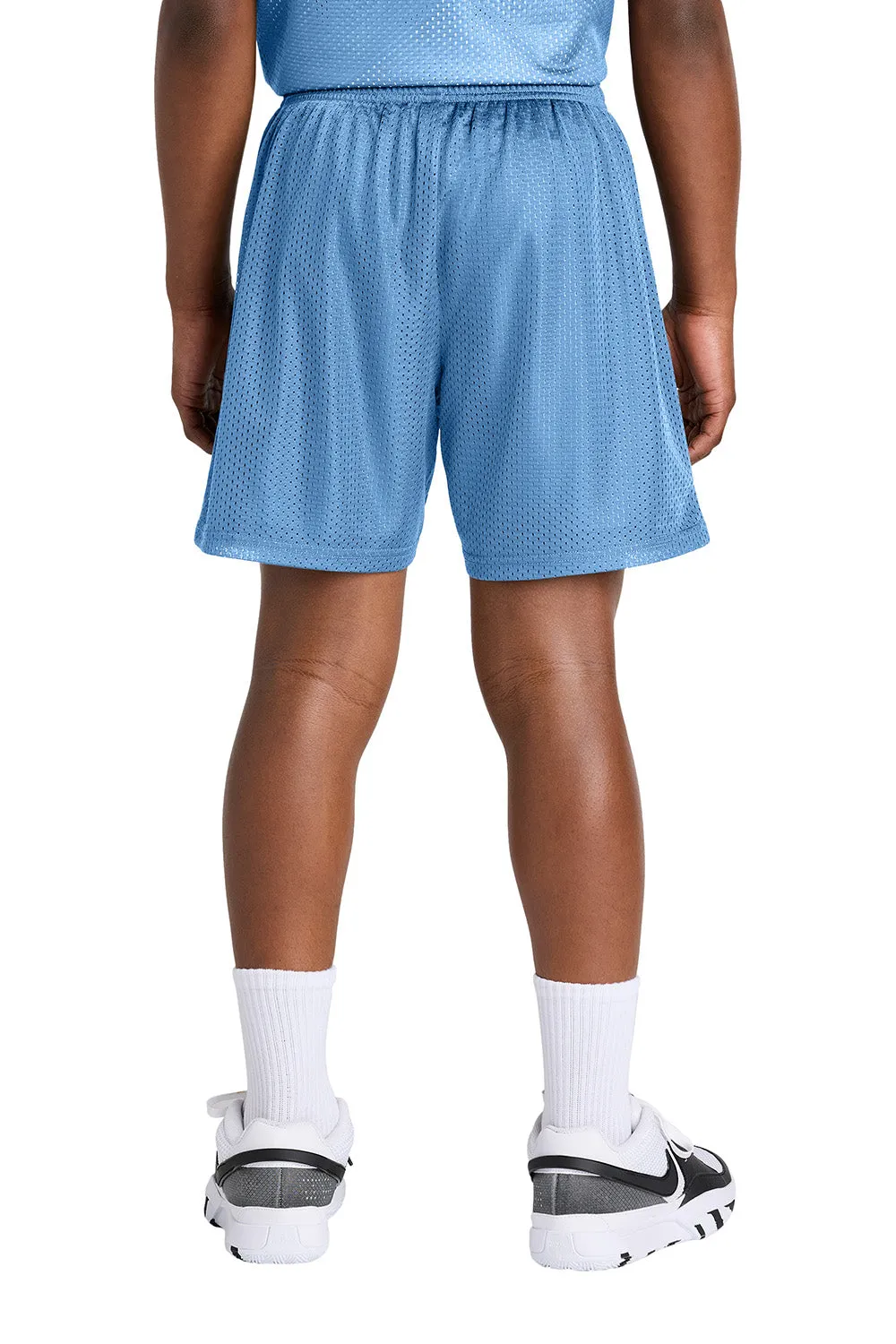 Sport-Tek Youth Moisture Wicking Mesh Athletic Shorts - Carolina Blue Clothing Sport-Tek