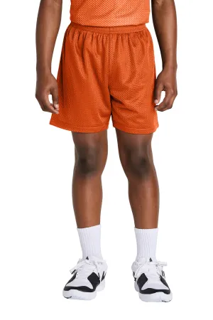 Sport-Tek Youth Moisture Wicking Mesh Athletic Shorts - Deep Orange Clothing Sport-Tek