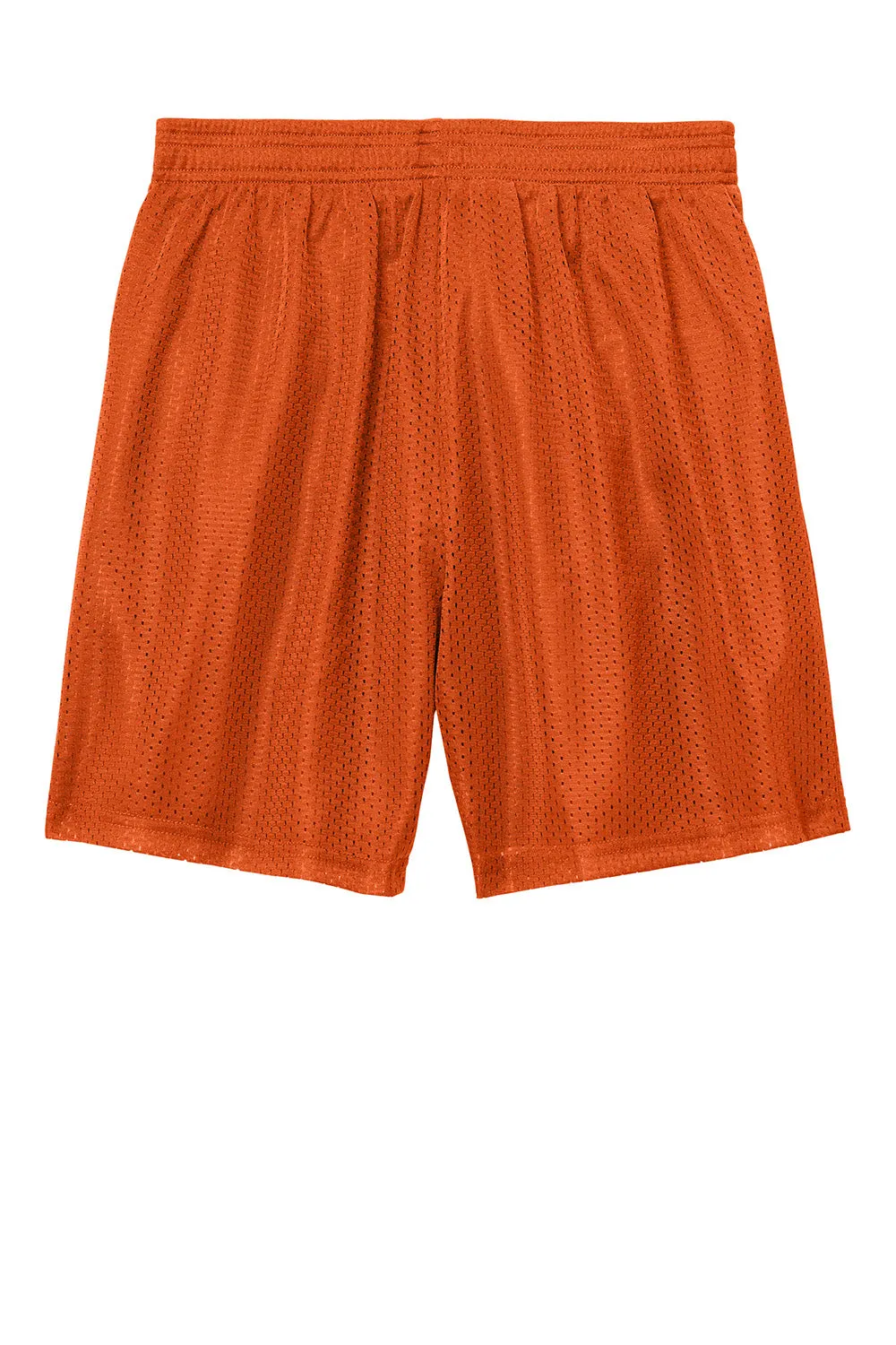 Sport-Tek Youth Moisture Wicking Mesh Athletic Shorts - Deep Orange Clothing Sport-Tek