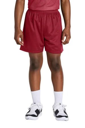 Sport-Tek Youth Moisture Wicking Mesh Athletic Shorts - Deep Red Clothing Sport-Tek