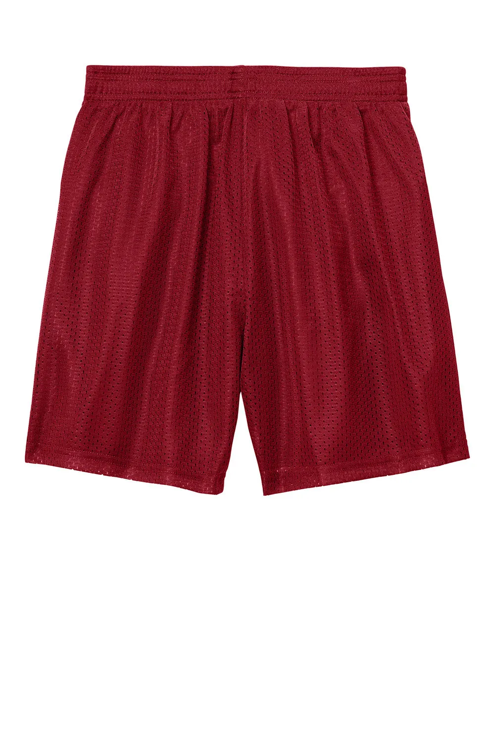 Sport-Tek Youth Moisture Wicking Mesh Athletic Shorts - Deep Red Clothing Sport-Tek