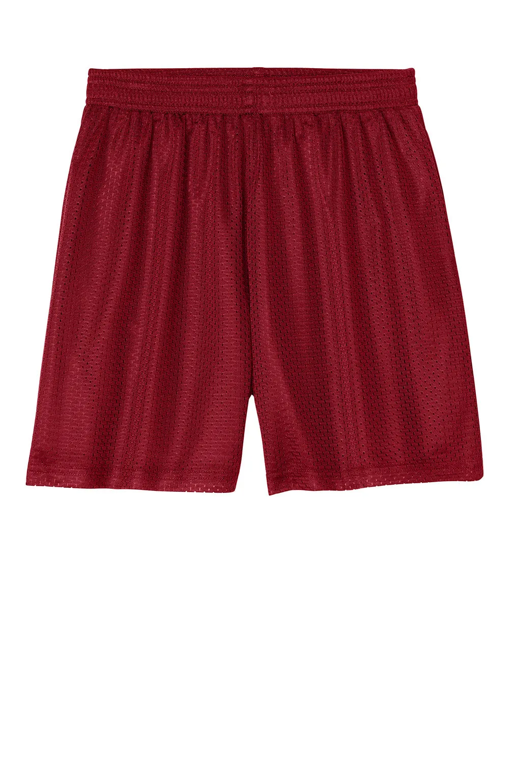 Sport-Tek Youth Moisture Wicking Mesh Athletic Shorts - Deep Red Clothing Sport-Tek