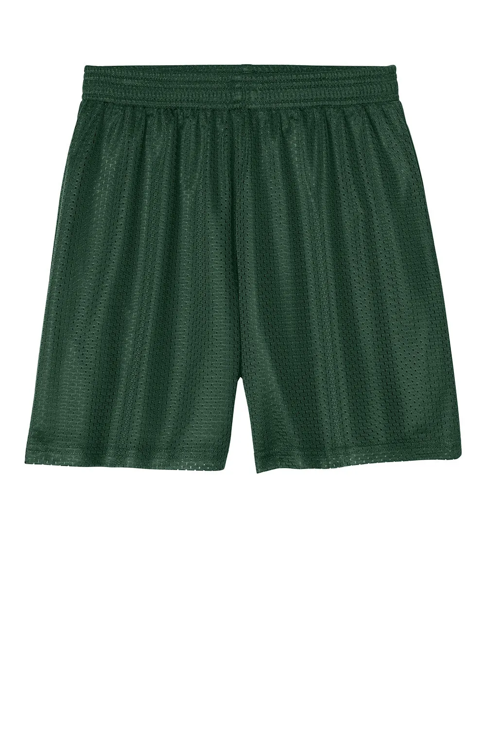 Sport-Tek Youth Moisture Wicking Mesh Athletic Shorts - Forest Green Clothing Sport-Tek