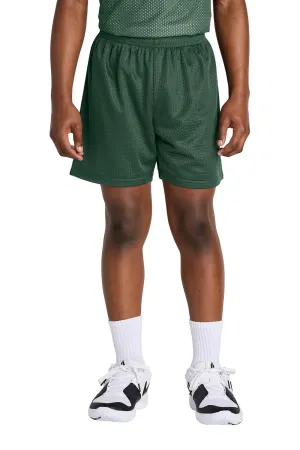 Sport-Tek Youth Moisture Wicking Mesh Athletic Shorts - Forest Green Clothing Sport-Tek