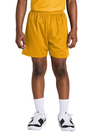 Sport-Tek Youth Moisture Wicking Mesh Athletic Shorts - Gold Clothing Sport-Tek