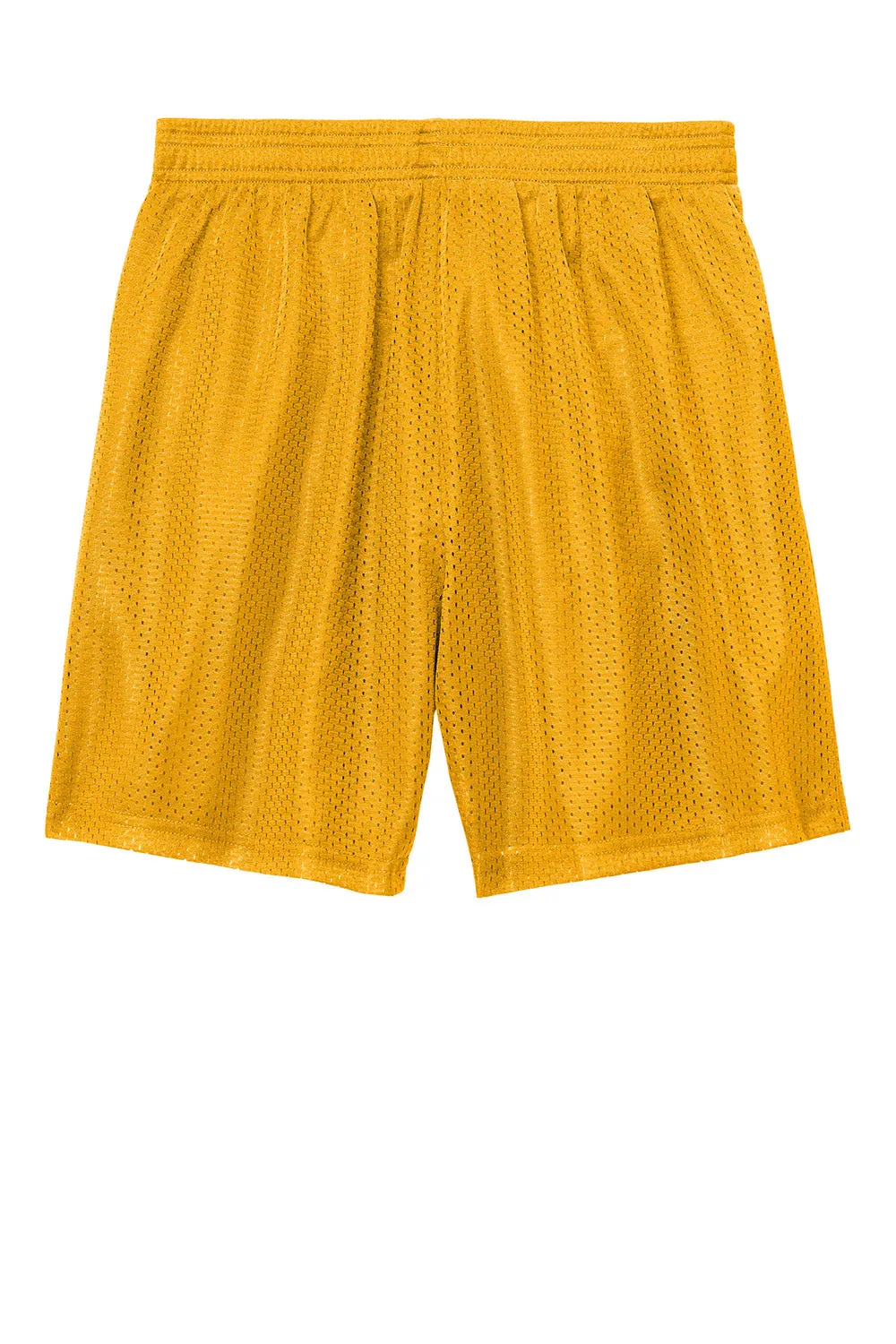 Sport-Tek Youth Moisture Wicking Mesh Athletic Shorts - Gold Clothing Sport-Tek