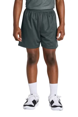 Sport-Tek Youth Moisture Wicking Mesh Athletic Shorts - Iron Grey Clothing Sport-Tek