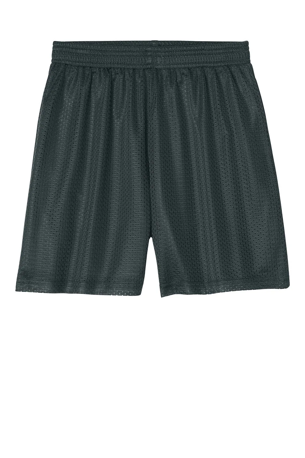 Sport-Tek Youth Moisture Wicking Mesh Athletic Shorts - Iron Grey Clothing Sport-Tek